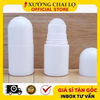 Chai Lọ Nhựa Bi Lăn 30ml, 40ml, 50ml, 100ml, Lăn Khử Mùi Chiết Nước Hoa, Đựng Tinh Dầu , Phụ Kiện Du Lịch