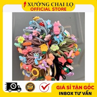 [Combo 5sp] Dây Chun Buộc Tóc Icon Xinh, Thun Cột Tóc, Phụ Kiện Tóc Xinh