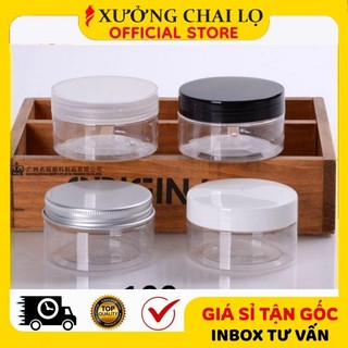 Hủ Hộp Nhựa Pet 50g, 100g, 200g, 250g, 500g Nhiều Màu ❣️BUÔN SỈ RẺ❣️ Hũ Đựng Kem, Gia Vị, Đồ Khô, Ngũ Cốc, Chiết Mỹ Phẩm
