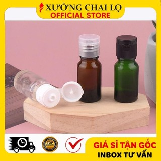 Chai Thuỷ Tinh Nắp Bật ❣️BUÔN SỈ RẺ❣️ Chai Nắp Bật Thủy Tinh 5ml,10ml,15ml,20ml,30ml Chiết Mỹ Phẩm, Phụ Kiện Du Lịch