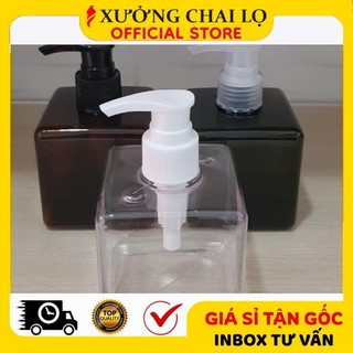 Chai Lọ Xịt Vòi Nhấn ❣️BUÔN SỈ RẺ❣️ [250ml,300ml] Chai Lọ Nhựa Pet Vòi Nhấn Chiết Dầu Gội, Sữa Tắm, Mỹ Phẩm .