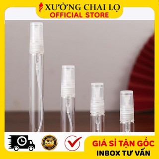 [BUÔN SỈ RẺ 1.4k] Chai Lọ Chiết Nước Hoa 2ml, 3ml, 5ml, 10ml Thủy Tinh Tròn Mini ❣️ Vỏ Đựng Dầu Thơm Body Mist