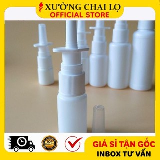 [BUÔN SỈ RẺ] Chai Lọ Xịt Mũi Thẳng 10ml,15ml,20ml Chiết Dung Dịch