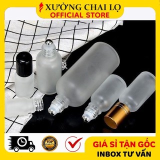 Lọ Chiết Serum ❣️BUÔN SỈ RẺ❣️ [5ml - 100ml] Lọ Tinh Dầu Thủy Tinh Nắp Bi Lăn / Bóp Giọt Chiết Nước Hoa, Phụ Kiện Du Lịch
