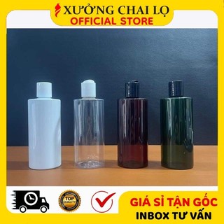 Chai Chiết Mĩ Phẩm ❣️BUÔN SỈ RẺ❣️ Chai Nhựa Pet Nắp Nhấn 150ml,200ml,250ml,300ml Chiết Mỹ Phẩm