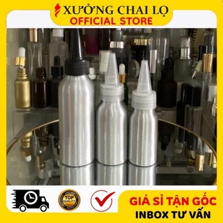 Chai Lọ Chiết Mĩ Phẩm ❣️BUÔN SỈ RẺ❣️ Chai Nhôm Nút Nhọn 30ml,50ml,100ml Chiết Mỹ Phẩm , Phụ Kiện Du Lịch