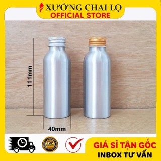 Chai Chiết Mĩ Phẩm ❣️BUÔN SỈ RẺ❣️ Chai Nhôm Nắp Vặn Nhôm 30ml,50ml,100ml Chiết Mỹ Phẩm, Dung Dịch , Phụ Kiện Du Lịch