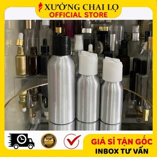 Chai Lọ Chiết Mĩ Phẩm ❣️BUÔN SỈ RẺ❣️ Chai Lọ Nhôm 30ml,50ml,100ml Nắp Nhấn Chiết Mỹ Phẩm