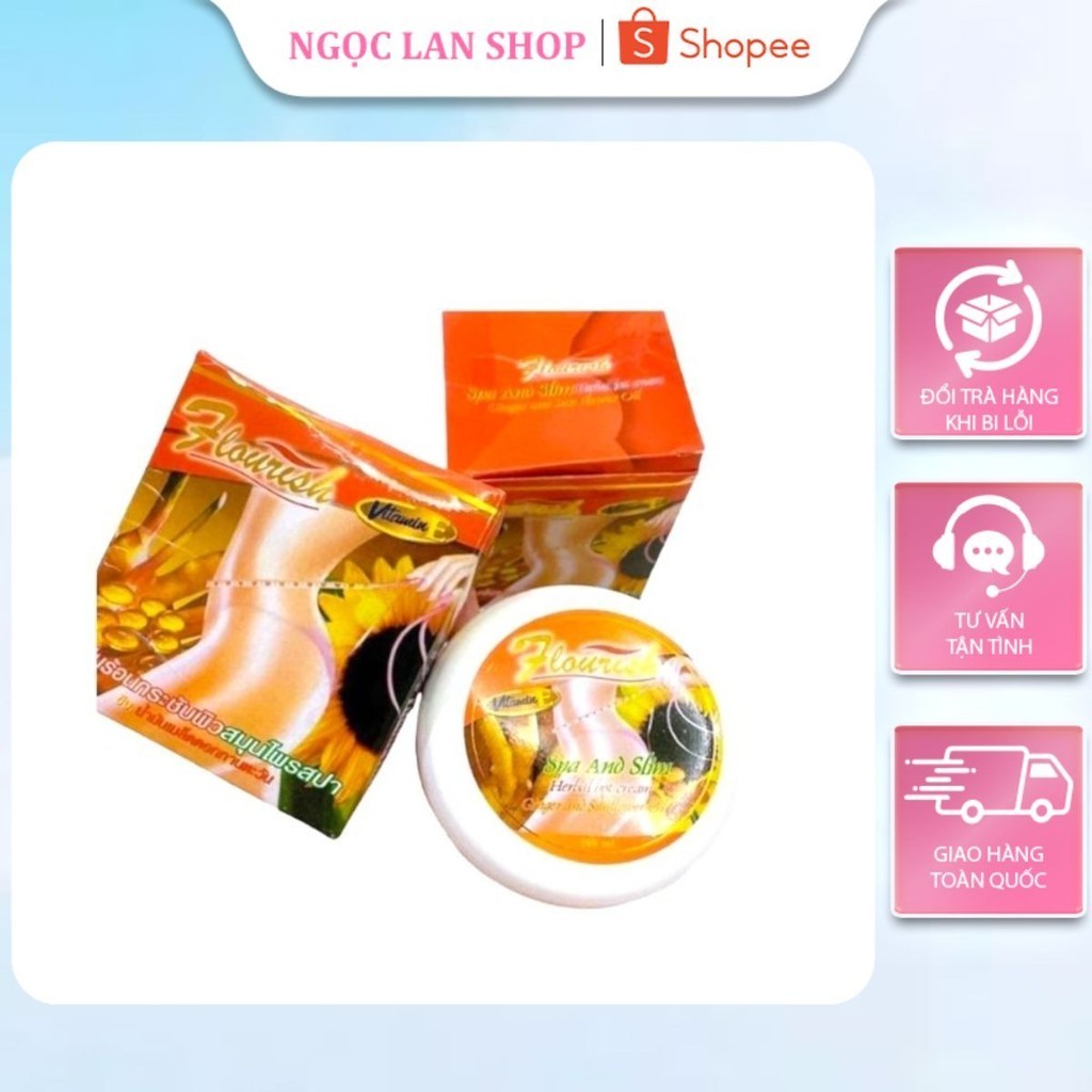 Kem Tan Mỡ flourish Gừng Thailand
