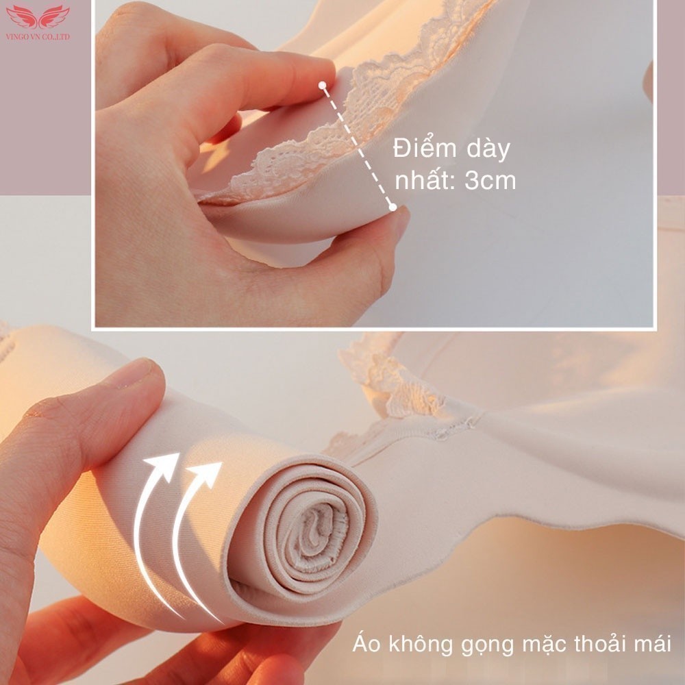 Set đồ lót nữ VINGO áo ngực không gọng mút dày nâng ngực quần lót cotton kháng khuẩn S316 VNGO | BigBuy360 - bigbuy360.vn