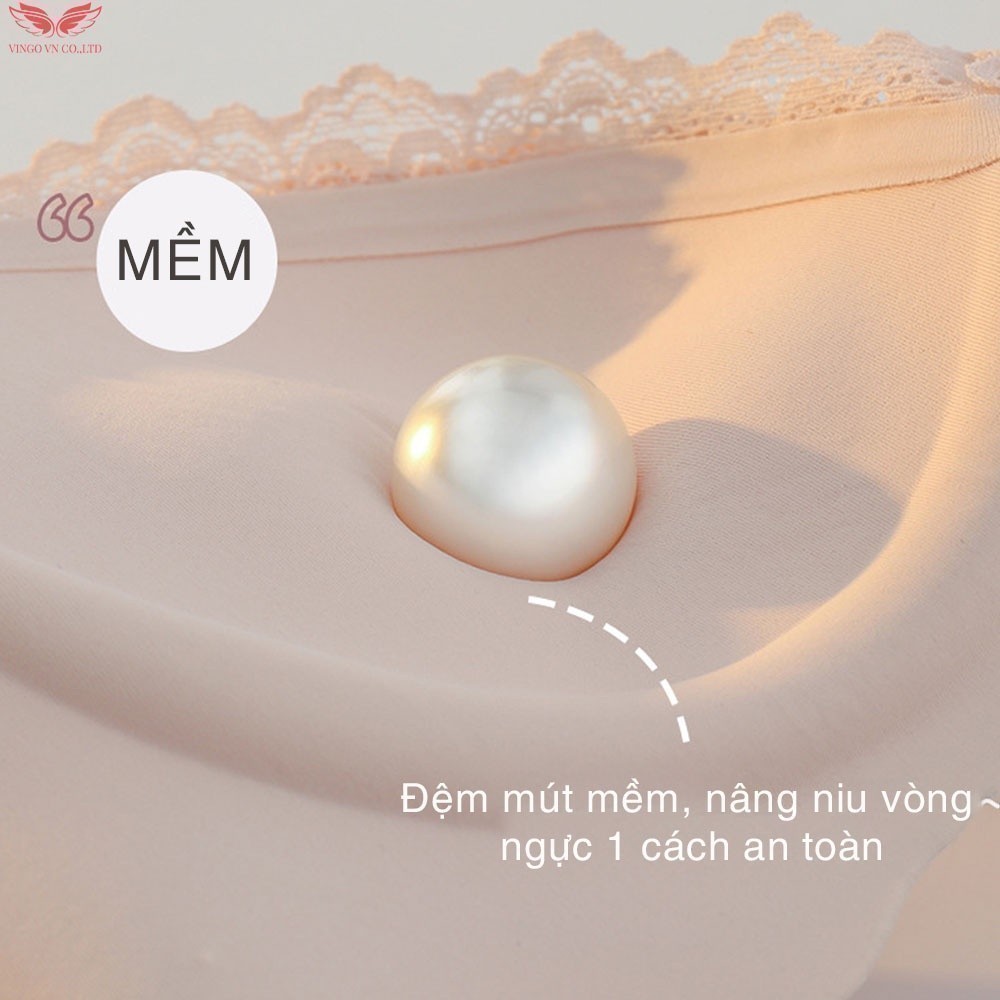 Set đồ lót nữ VINGO áo ngực không gọng mút dày nâng ngực quần lót cotton kháng khuẩn S316 VNGO | BigBuy360 - bigbuy360.vn