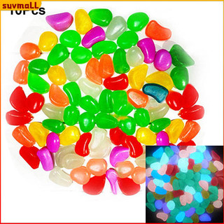 Set 10 viên đá cuội phát quang trong bóng tối độc đáo để trang trí bể cá