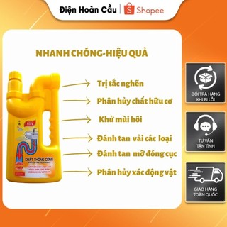 Chất thông cống, chống tắc nghẽn bồn cầu SIFA 1600gr, thông tắc bồn cầu, khử mùi toilet, diệt khuẩn