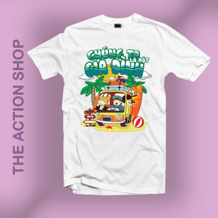 Áo thun team building đi biển áo thun đồng phục đi biển,thun cotton 4 chiều mềm mịn có 4XL và 5XL AC