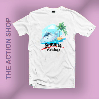 Áo thun team building summer holiday, đồng phục đi biển, vải cotton 4 chiều mềm mịn có 4XL và 5XL ACS85 Bin Action