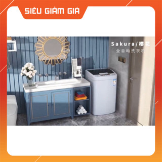 [ TIẾNG VIỆT ] Máy giặt mini SAKURA 7,5kg tự nhiên 100%, với 3 hình thức giặt, vắt,sấy- rất có thể giặt đồ từ 5-6 người