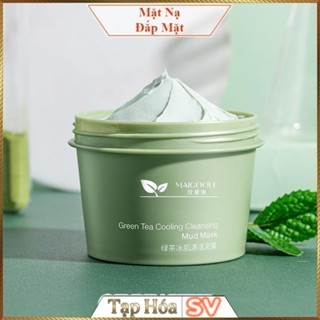 Hũ mặt nạ đất sét Trà Xanh MAIGOOLE mát lạnh Detox thải độc da 100g TXM1