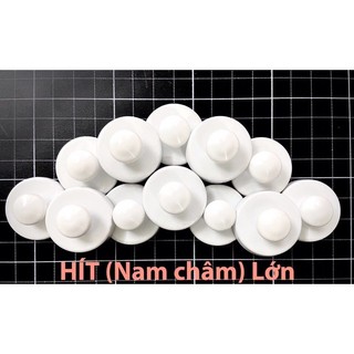 Núm Hít Bảng lớn bịch 10 viên - Nam châm lá