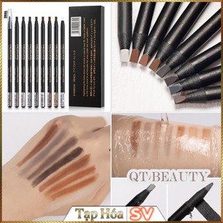 (Mua 3+ giá 20k) Chì xé kẻ mày cao cấp Haozhuang Make Up Milano Eyebrow Pencil siêu mịn bền màu