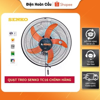 Quạt treo tường 2 dây SENKO TC16 - HÀNG CHÍNH HÃNG