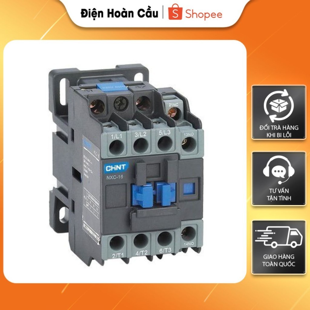 Khởi Động Từ Contactor Công Suất Lớn 32A CHINT NXC-32