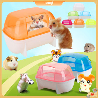 Phòng Tắm Bằng Nhựa Chống Bụi Cho Chuột Hamster