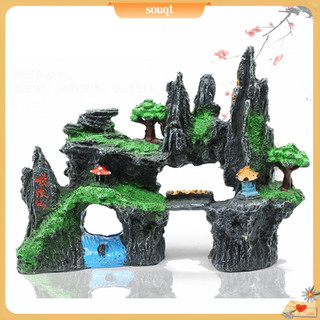 Hòn Non Bộ Trang Trí Bể Cá Sống Động