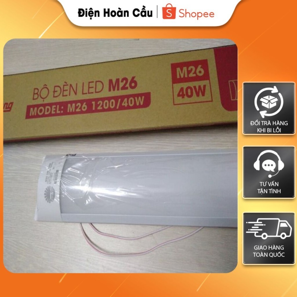 Đèn Tuýp LED bán nguyệt đôi M26/M66 60W,40W, 20W Rạng Đông