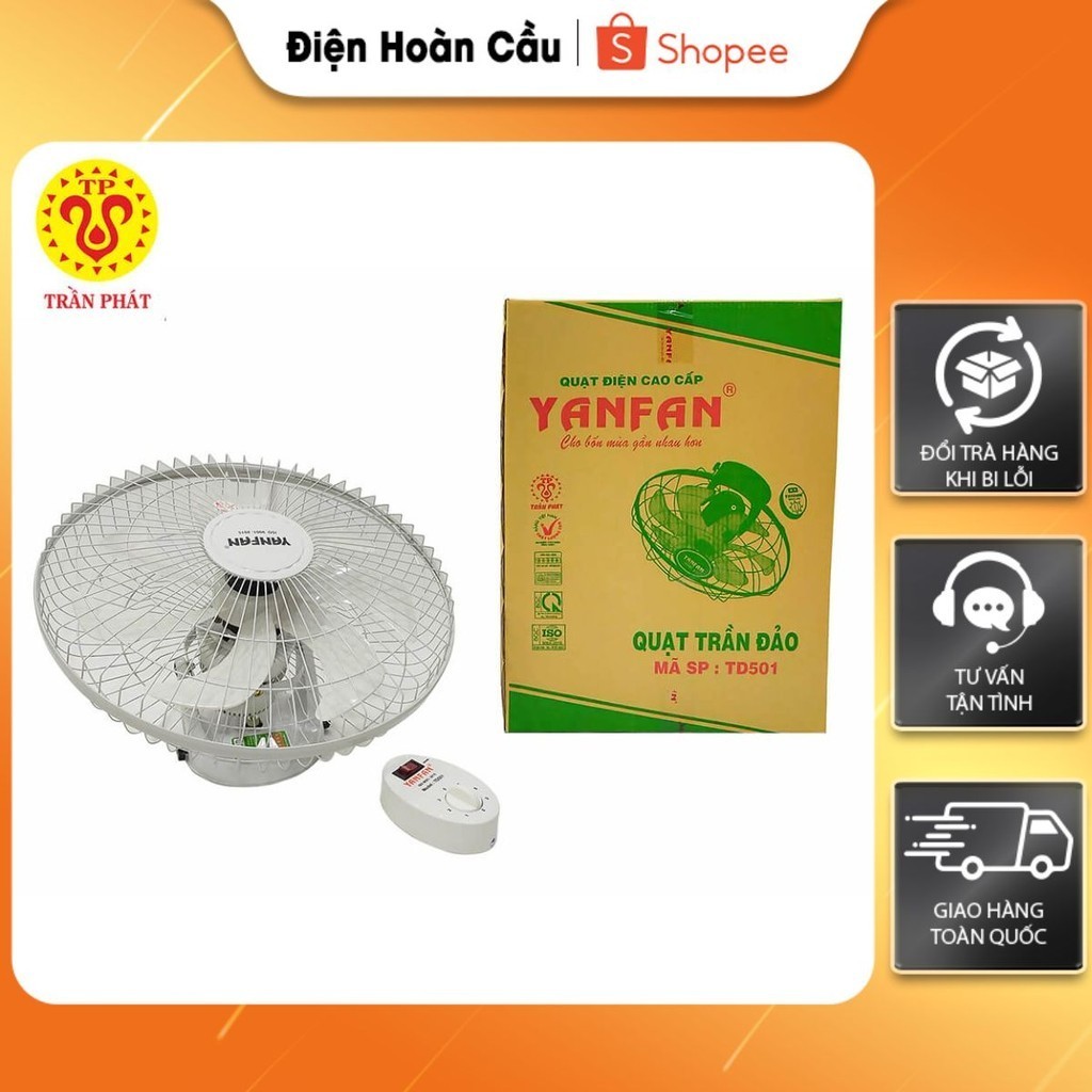 QUẠT TRẦN ĐẢO YANFAN TD501