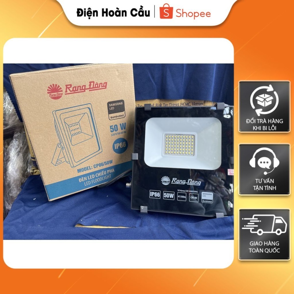 Đèn pha LED 50W RẠNG ĐÔNG