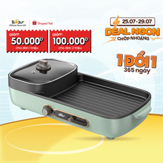 Bếp Nướng Lẩu Điện Đa Năng 2in1 Bear DKL-C15G1 3L - Chính Hãng - BH 18 Tháng