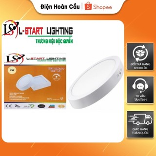 LED ỐP NỔI LSTART TRÒN/ VUÔNG 18W