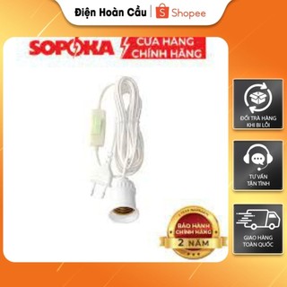 Bộ dây đuôi đèn liền công tắc đs sopoka