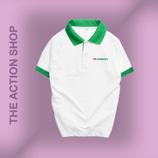  Áo polo đồng phục FE CREDIT Vải Poly Thái mềm Unisex 