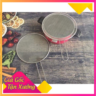 🍳 Nắp đậy chảo, nồi, xoong chống văng dầu, mỡ, tấm lưới chắn inox 304