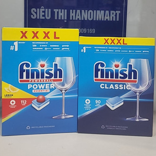 Viên rửa bát finish all in 1 112V, Viên rửa bát finish quantum ultimate 60V