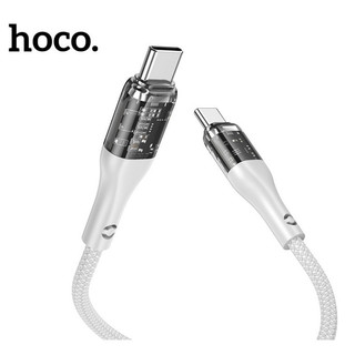 Dây sạc nhanh Type C 100W Hoco cáp hiển thị công suất sạc an toàn dùng cho dòng android máy tính bảng