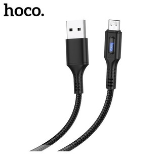 Dây sạc nhanh Micro Hoco cáp bọc dù tự ngắt thông minh và truyền tải dữ liệu cho các thiết bị Android