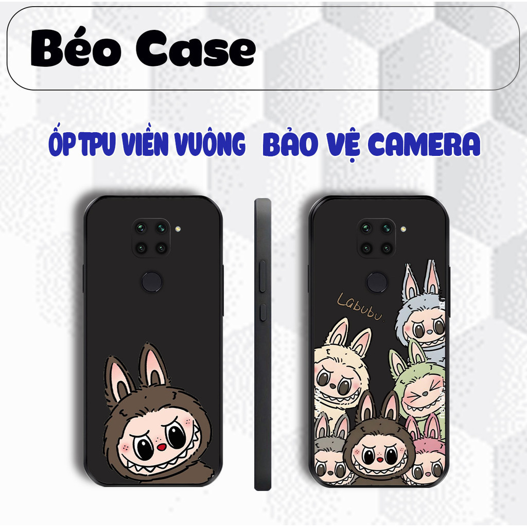 Ốp lưng Redmi Note 9 , Note 9s , Note 9 Pro in hình Labubu cute pop mart angel eyes