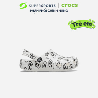 Giày clog trẻ em crocs classic skull print - 209083-103