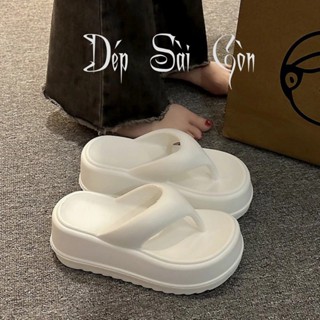 Dép Tông Kẹp Nữ Tôn Dáng 6cm Đúc Nguyên Khối Siêu Nhẹ, Đế Răng Cưa Chống Trơn Trượt Mã 819