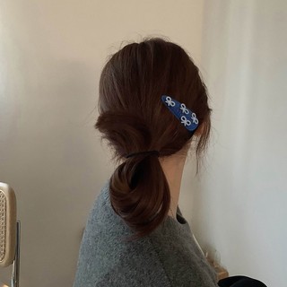 🌸🌸Kẹp Tóc Nữ Nơ Ngọc Trai Kẹp Tóc Denim