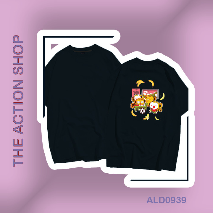 Áo lớp đẹp Bin Action DPL0939 thun cotton 4 chiều Unisex