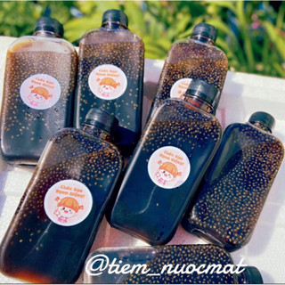 HCM 100 chai nhựa DẸP DÀY NGANG 330ml vuông dày  ( kèm nắp đen f30)