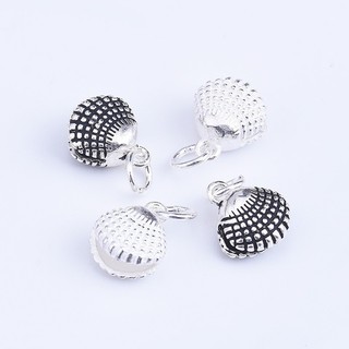 Charm bạc móc treo sò biển - charm bạc 925 - mã ca300 cb156