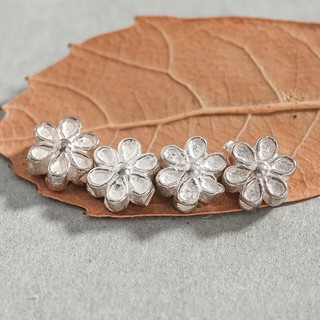 Charm bạc nối hoa 6 cánh 5.5mm bạc 925 thường dùng cực xinh - charm bạc 925 - mã cb057