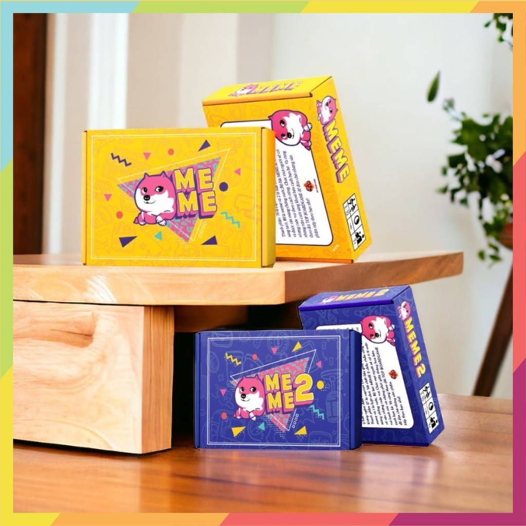 Bộ bài Meme Xanh - Meme 2 Vàng - Trò Chơi Lành Mạnh Cho Nhóm Bạn -  Đồ Chơi Thẻ Bài Boardgame meme h