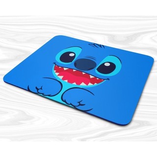 Miếng lót chuột, Bàn di chuột chống trượt mẫu Stitch xanh