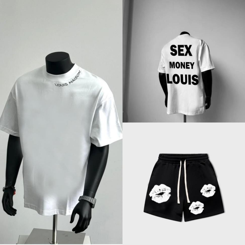 Bộ Hè Nam Nữ Bộ Thể Thao In Chữ Kí Tự Cổ Cực Đẹp, CHẤT COTOTN KHÔ THOÁNG MÁT AP UT