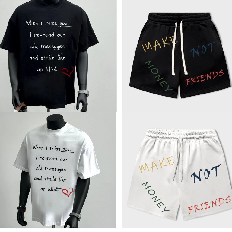 Bộ Hè Nam Nữ Bộ Thể Thao In Hoạ Tiêt Chữ Trước Ngực Cực Đẹp, CHẤT COTOTN KHÔ THOÁNG MÁT AP UT